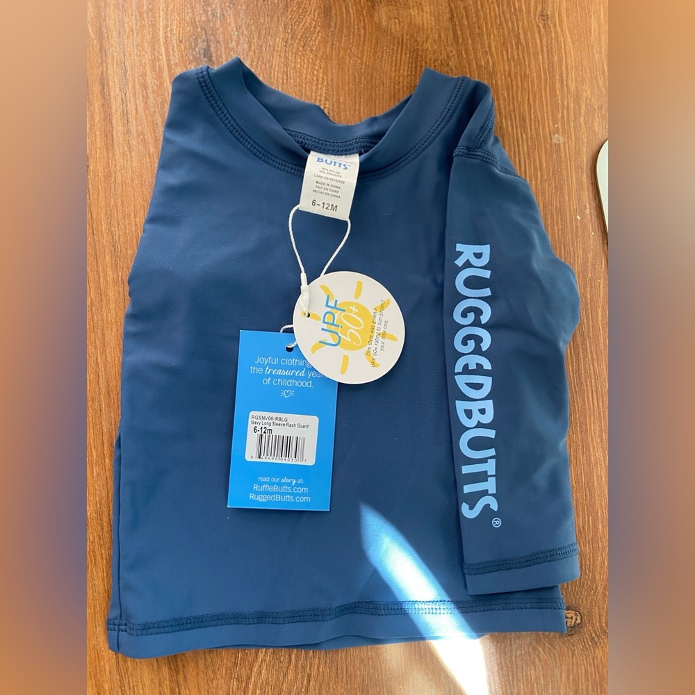 RuggedButts Blue Rash Guard